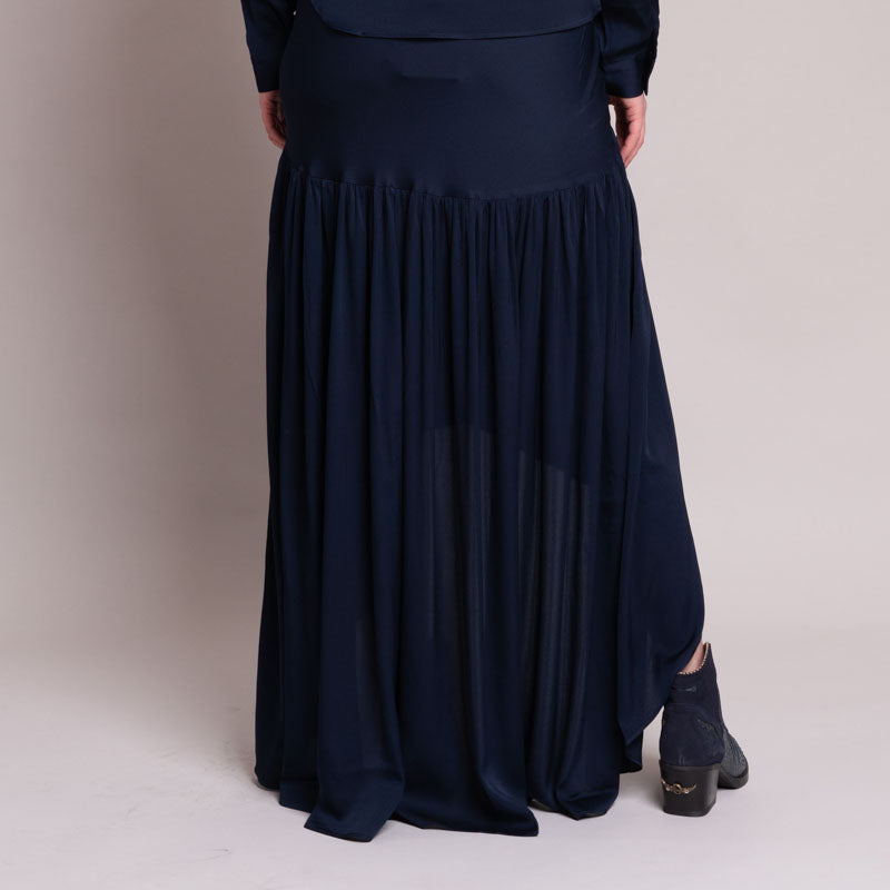 Palm Royale Skirt in Navy