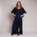 SILK95FIVE Austin Top in Navy