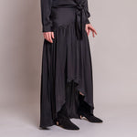 SILK95FIVE Palm Royale Skirt in Noir