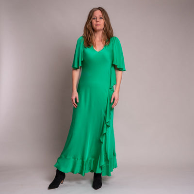 SILK95FIVE Arizona Dress in Colony Green