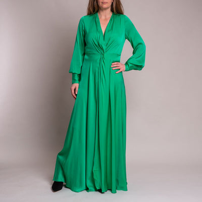 SILK95FIVE Palm Beach Club Dress in Colony Green