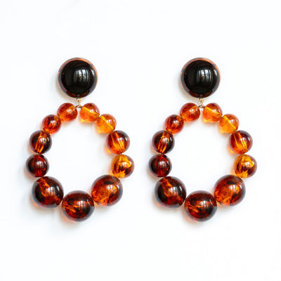 FRANCINE BRAMLI Bastille Earrings in Amber Mix