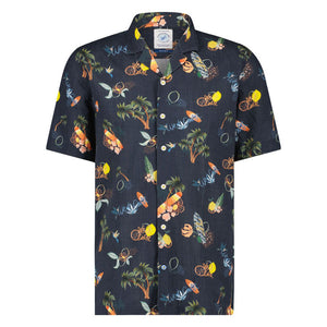 Tropical Shirt in Navy