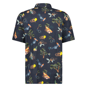 Tropical Shirt in Navy