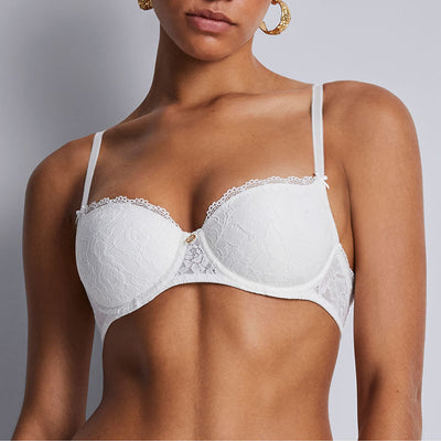 AUBADE Rosessence Moulded Half Cup Bra in Opal