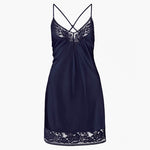 Midnight Whisper Babydoll in Evening Blue