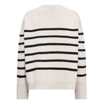 Perle 7 Round Neck Merino Cashmere Jumper in Silver Lining