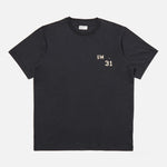 Jersey Print T Shirt in Navy