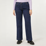 Acqui Twill Denim Jeans in Midnight Blue