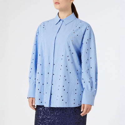 Grolla Shirt in Blue Lace