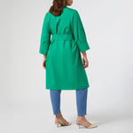 PERSONA BY MARINA RINALDI Finanza Midi Dress in Green