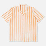 UNIVERSAL WORKS Road Shirt in White/Orange