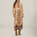 Boho Beige Maxi Dress