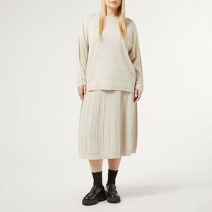 Gela Knitted Skirt in Turtledove