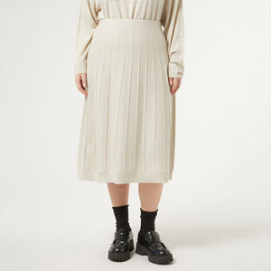 Gela Knitted Skirt in Turtledove