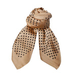 BLACK COLOUR Bianca Mini Scarf in Frappe Dot