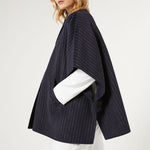 Perseo Double Faced Wool Cape in Ultramarine