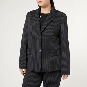 Nabil Milano Knit Fabric Blazer in Ultramarine