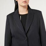 Nabil Milano Knit Fabric Blazer in Ultramarine