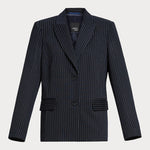 Nabil Milano Knit Fabric Blazer in Ultramarine