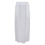 Melina Linen Skirt in White