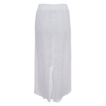 Melina Linen Skirt in White