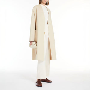 Eris Wool Robe Coat in Sand