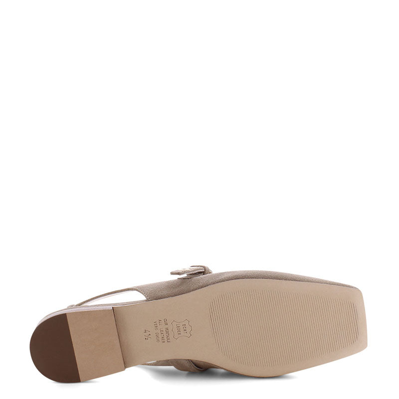 KENNEL & SCHMENGER Leila Slingback Ballet Flats in Nuts/Gold