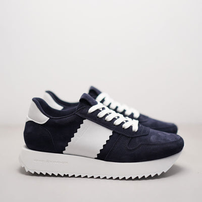 KENNEL & SCHMENGER Flash Sneakers in Ocean/Bianco