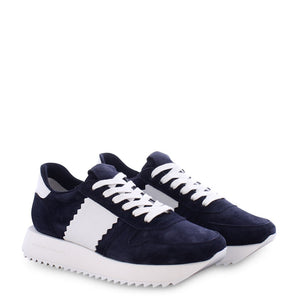 KENNEL & SCHMENGER Flash Sneakers in Ocean/Bianco