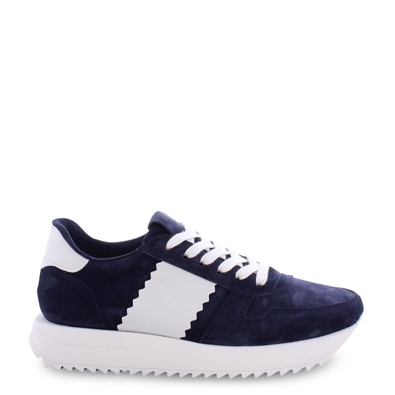 KENNEL & SCHMENGER Flash Sneakers in Ocean/Bianco