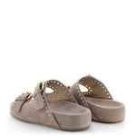 KENNEL & SCHMENGER Soda Sandals in Linen/Gold