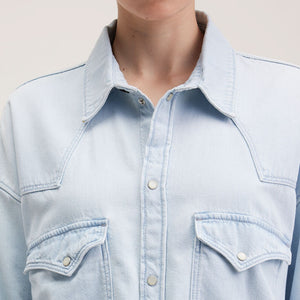 Polar Shirt in Used Light Blue