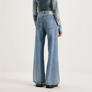 Kansas Straight Leg Jeans in Used Light Blue