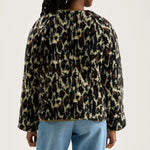 Hari Reversible Jacket in Leopard/Khaki