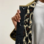 Hari Reversible Jacket in Leopard/Khaki