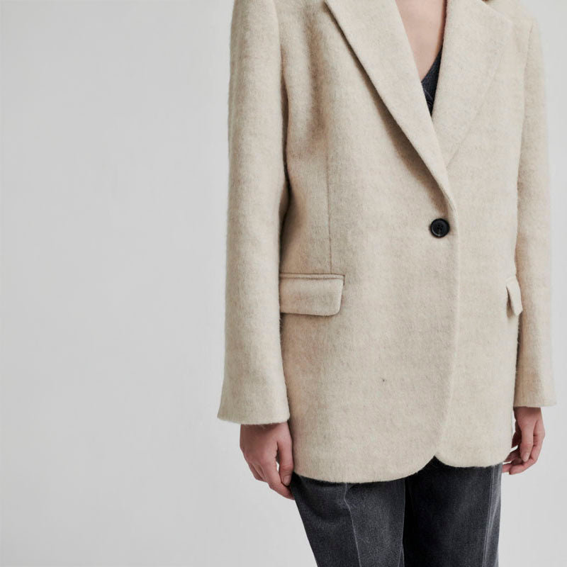 Sera Blazer in Beige Melange