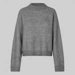 Brook Knit Drop Shoulder Knit in Charcoal Grey