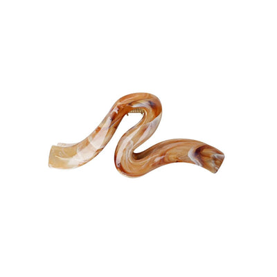 BLACK COLOUR Pilou Hair Claw in Caramel