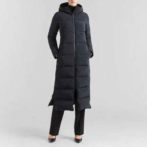 Womens Infinity Down Coat in Black