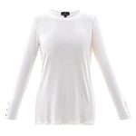 Round Neck Top in White