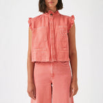 SEVENTY & MOCHI Dear Pablo Waistcoat in Mineral Red