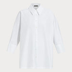 MARINA RINALDI Arizona Poplin Shirt in White