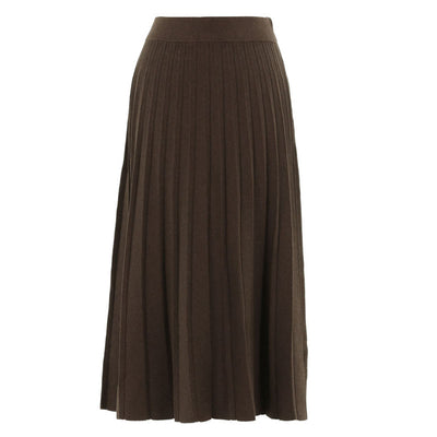 Midi Skirt in Brown