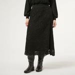 Etruria Knitted Skirt in Black