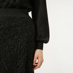 Etruria Knitted Skirt in Black