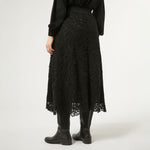 Etruria Knitted Skirt in Black