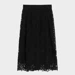 Etruria Knitted Skirt in Black