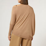 Unito Wool & Silk Blend Sweater in Camel