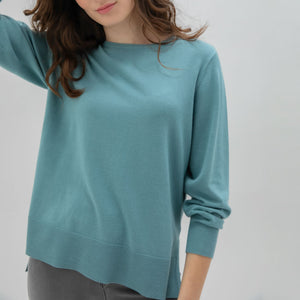 Slouchy Sweater in Blue